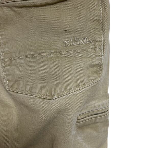 KUHL Rydr Men's Pants/Jeans Size 35x30 Patina Dye Tan Jeans 5 Pocket - Picture 9 of 15